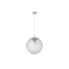 Suspension Boule FICATO Chrome & Transparent LED E27 1x12 W L30 NOVA LUCE 9988300