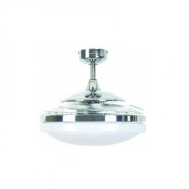 Ventilateur de plafond Evo2 122cm Chromé Rétractable BOUTICA DESIGN 210932