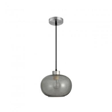 Suspension JADE Nickel & Fumé LED E27 1x12 W NOVA LUCE 9361723