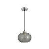 Suspension JADE Nickel & Fumé LED E27 1x12 W NOVA LUCE 9361723