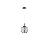 Suspension CEDRO Fumé, Bronze & Noir LED E27 1x12 W NOVA LUCE 8436403