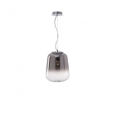 Suspension OLIVERIO Fumé LED E27 1x12 W L33 NOVA LUCE 7212602