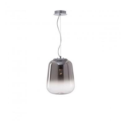 Suspension OLIVERIO Fumé LED E27 1x12 W L45 NOVA LUCE 7212601