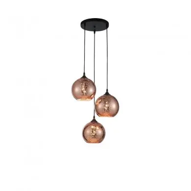 Suspension Boule BLAZE Cuivre LED E27 3x12 W NL_8142681 8142681 Suspension Boule BLAZE Cuivre LED E27 3x12 W NOVA LUCE 8142681