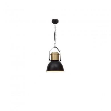 Suspension QUIN Noir & Laiton LED E27 1x60 W NOVA LUCE 9020411