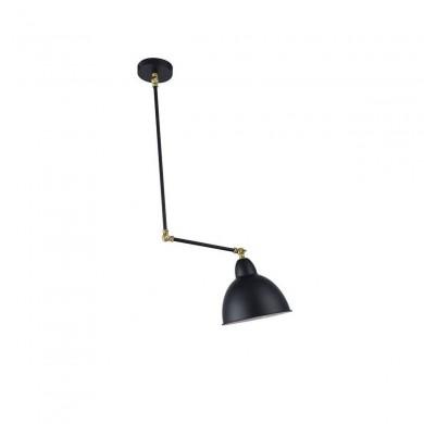 Suspension VIRGO Noir LED E27 1x12 W NOVA LUCE 9420851