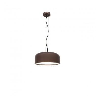Suspension PERLETO Café Mat Marron LED E27 2x10 W NOVA LUCE 826804