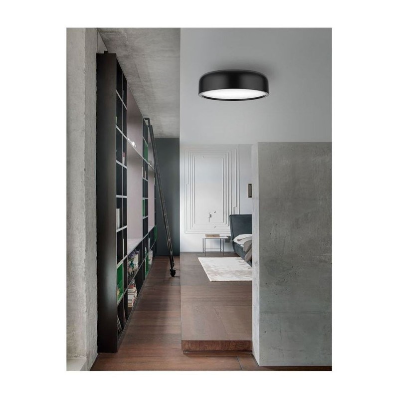 Plafonnier PERLETO Noir Mat LED E27 2x10 W NL_826809 826809 Plafonnier PERLETO Noir Mat LED E27 2x10 W NOVA LUCE 826809