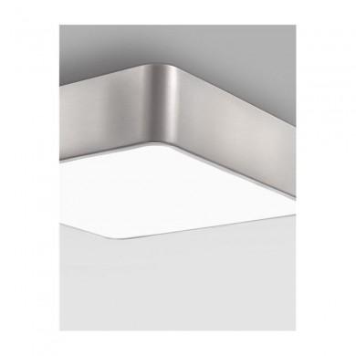 Plafonnier RAGU Nickel Satiné LED E27 4x10 W L46 NOVA LUCE 866608