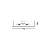 Plafonnier RAGU Nickel Satiné LED E27 4x10 W L46 NOVA LUCE 866608