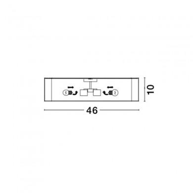 Plafonnier RAGU Noir LED E27 4x10 W L46 NOVA LUCE 866607