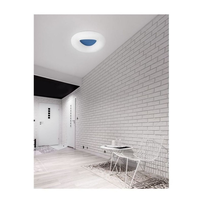 Plafonnier CIA Bleu & Blanc LED 38 W NOVA LUCE 9106243