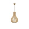 Suspension SOHO Naturel Bois LED E27 1x12 W NOVA LUCE 9138061