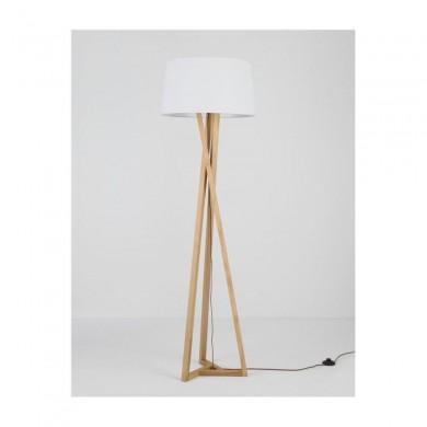 Lampadaire SALINO Bois Scandinave LED E27 12 W H164 NOVA LUCE 9145071