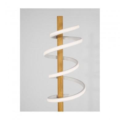 Lampadaire MIRCO Couleur Bois & Blanc LED 18 W NOVA LUCE 9071020