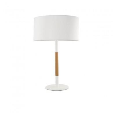 Lampe ARRIGO Bois & Blanc LED E27 1x12 W NOVA LUCE 7605183