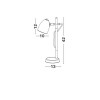 Lampe scandinave Articulée ALINA Bois & Noir LED E27 1x12 W NOVA LUCE 8808401