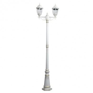 Lampadaire Fabur 228cm 2x95W Blanc Transparent DM_804041102 804041102 Lampadaire Fabur 228cm 2x95W Blanc Transparent DE MARKT 804041102