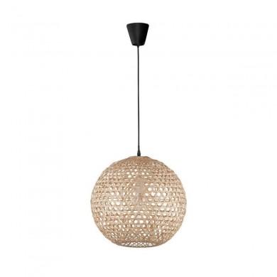 Suspension Boule MELODY Naturel Bambou LED E27 1x12 W NOVA LUCE 9581501