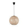 Suspension Boule MELODY Naturel Bambou LED E27 1x12 W NOVA LUCE 9581501