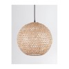 Suspension Boule MELODY Naturel Bambou LED E27 1x12 W NOVA LUCE 9581501