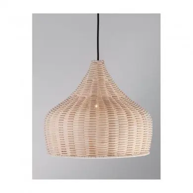 Suspension rotin MIA Naturel LED E27 1x12 W L38,5 NL_9594341 9594341 Suspension rotin MIA Naturel LED E27 1x12 W L38,5 NOVA LUCE 9594341