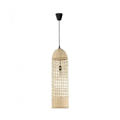 Suspension Rotin MIA Naturel LED E27 1x12 W L20 NOVA LUCE 9585081