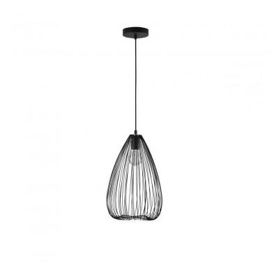 Suspension JULY Noir LED E27 1x12 W NOVA LUCE 9402571