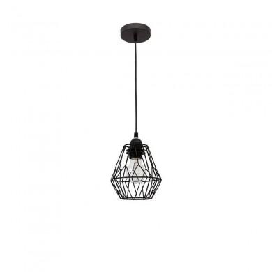 Suspension ISABELLA Noir LED E27 1x12 W NOVA LUCE 8801501