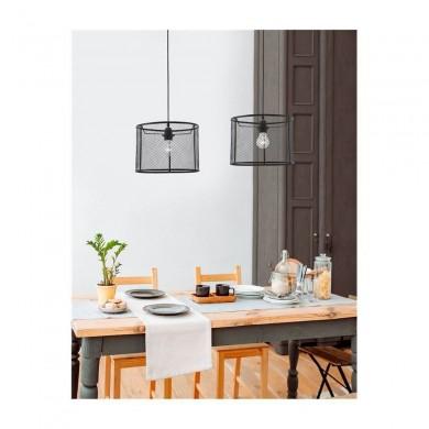 Suspension NET Noir LED E27 1x12 W NOVA LUCE 8809301