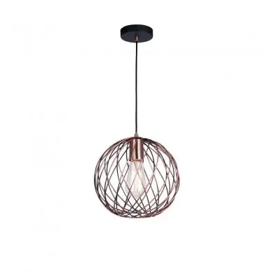 Suspension ERIBERTO Rouille Cuivre LED E27 1x12 W L25 NOVA LUCE 8436421