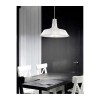 Suspension OSTERIA Blanc LED E27 1x12 W NOVA LUCE 420202