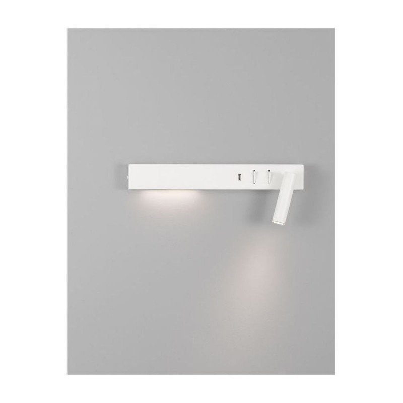 Applique Murale VIDA Blanc LED 8 W Droite NOVA LUCE 9533523