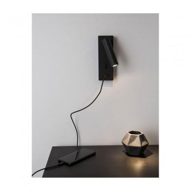 Applique Liseuse Murale FUSE Noir LED 3 W NOVA LUCE 9170102