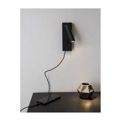 Applique Liseuse Murale FUSE Noir LED 3 W NL_9170102 9170102 Applique Liseuse Murale FUSE Noir LED 3 W NOVA LUCE 9170102