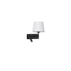 Applique Murale FLEX Blanc & Sable Noir LED & LED E27 3 W & 12 W NOVA LUCE 9919151