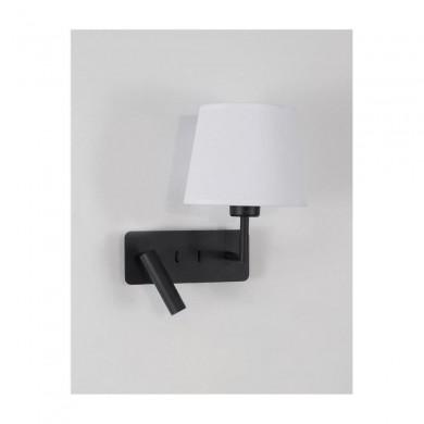 Applique Murale FLEX Blanc & Sable Noir LED & LED E27 3 W & 12 W NOVA LUCE 9919151