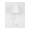 Applique Murale SAGE Blanc LED & LED E27 15 W NOVA LUCE 9129329
