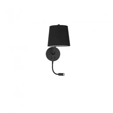Applique Murale SAGE Noir LED & E27 15W NL_9129330 9129330 Applique Murale SAGE Noir LED & E27 15W NOVA LUCE 9129330