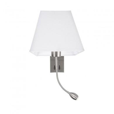 Applique Murale VALENCIA Blanc & Chrome LED & E27 3 W & 1x40 W NOVA LUCE 8127402