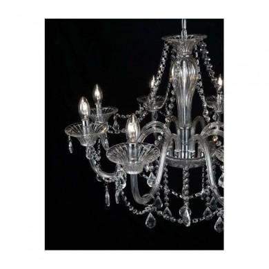 Lustre Pampilles CONNOR Transparent LED E14 8x5 W NOVA LUCE 8061203
