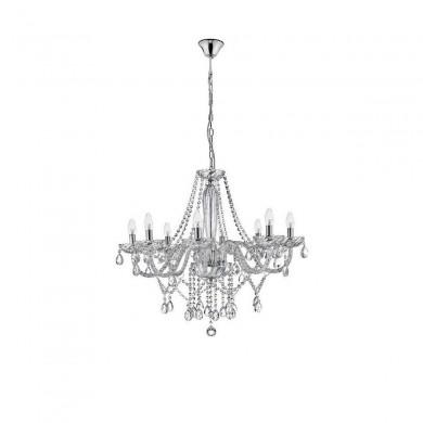 Lustre MOZART Transparent LED E14 8x5 W NOVA LUCE 51231403