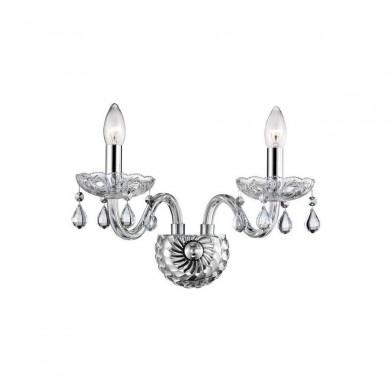Applique Murale MOZART Transparent LED E14 2x5 W NOVA LUCE 51231405