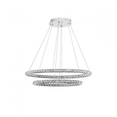 Suspension CELINE Transparent Cristal LED 52 W NOVA LUCE 7403002