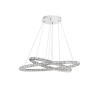 Suspension CELINE Transparent Cristal LED 52 W NOVA LUCE 7403002