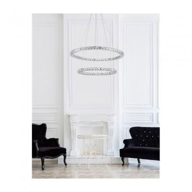 Suspension CELINE Transparent Cristal LED 60 W NOVA LUCE 9172518