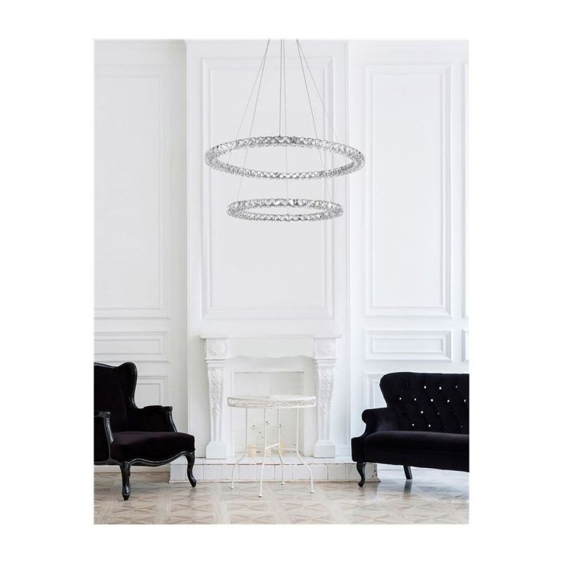 Suspension CELINE Transparent Cristal LED 60 W NOVA LUCE 9172518