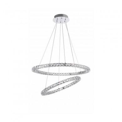 Suspension CELINE Transparent Cristal LED 60 W NOVA LUCE 9172518