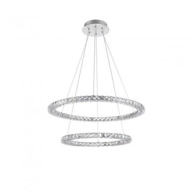 Suspension CELINE Transparent Cristal LED 60 W NOVA LUCE 9172518