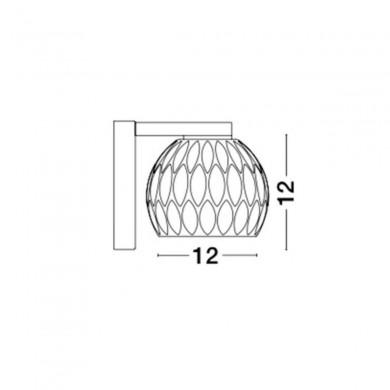 Applique Murale LARA Transparent LED G9 1x5 W NOVA LUCE 8540402